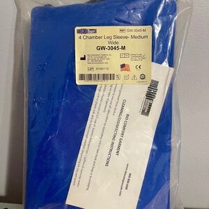 NEW! Bio Compression 4 Chamber Leg Sleeve Model GW-3045-M Medium Leg Wide System
